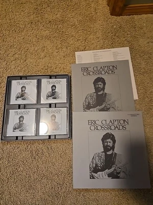 1988 Eric Clapton Crossroads 4 Compact Disc Edition CD Box Set with Booklet NM - Image 1 of 4