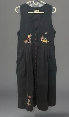 Jersey Patriótico De Colección Christopher & Banks Bordado Azul Algodón M Cottage Core Foto 1 de 4