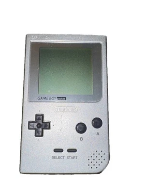 Sistema de consola portátil Nintendo Gameboy Pocket plateado MGB-001 probado y funcionando Foto 1 de 4