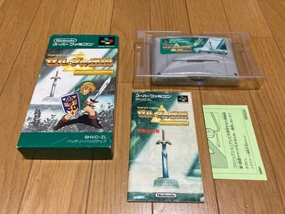 Zelda A Link to the Past Boxed Nintendo Super Famicom SFC 1991 A Japan import - Image 1 of 4