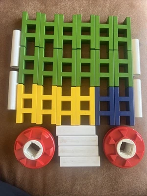 IMAGIN-IT Vintage Creativity Building Toy Set Parts Used (28 Pieces) Replacement - Image 1 of 2