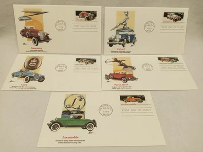 US First Day Issue Covers - Lot of 5 Covers 1988 CLASSIC AUTOS 2381-85 (FDC203B) - Image 1 of 2