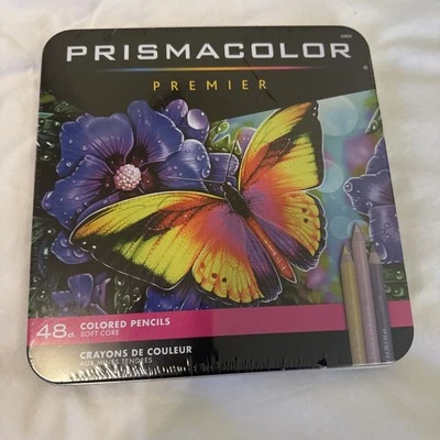 Prismacolor Premier Colored Pencils Soft Core 48 Pack Pastel Colors NEW SEALED