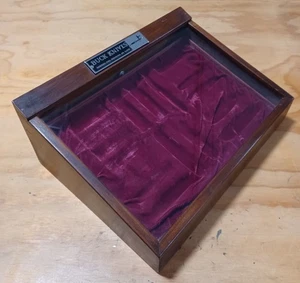 Rare Vintage Buck Knives Countertop Display Wood Case General Store Advertising - Picture 1 of 10