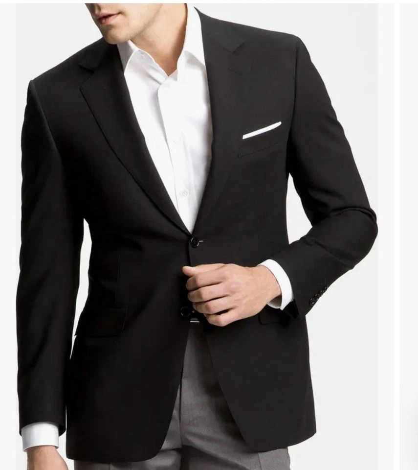 Blazer de viaje de lana Canali resistente al agua para hombre abrigo deportivo chaqueta informal 50R Foto 1 de 4