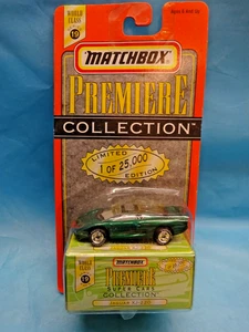 Matchbox Premiere Super Cars Collection Jaguar XJ-220 Green NIP Limited Edition - Picture 1 of 2