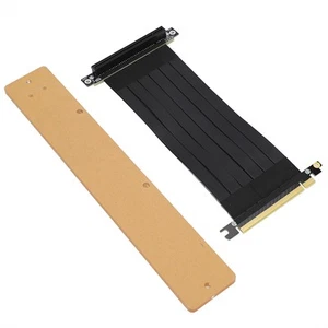 S 23CM PCI-E Graphics Card Extension Flex Cable Set With PCI-E Graphics Card FY - Afbeelding 1 van 9