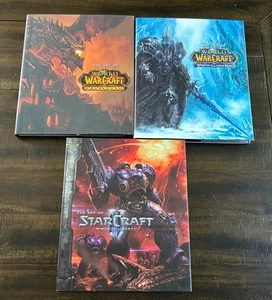 3 Books The Art of World Warcraft (2) and Starcraft Wings of Liberty - Bild 1 von 5