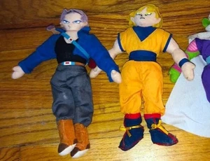 DragonBall Z Goku Super Saiyan Trunks Lot 9" Plush Toy Kellytoy Vintage 2001 - Picture 1 of 1
