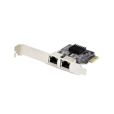 StarTech.com 2-Port Gigabit PCIe Network Adapter Card, PCI Express LAN Card, NIC - Image 1 of 4