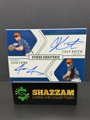 2025 Panini National Treasures COLT KEITH, JACE JUNG Dual Autograph On Card 4/5 - Image 1 of 4