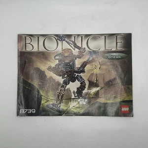 Lego Manual Only Bionicle 8739 Toa Horoika Onewa - Picture 1 of 2