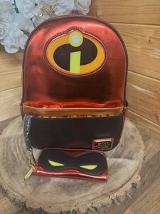 Pixar's The Incredibles 20th Anniversary Light Up Loungefly Mini Backpack - Picture 1 of 6
