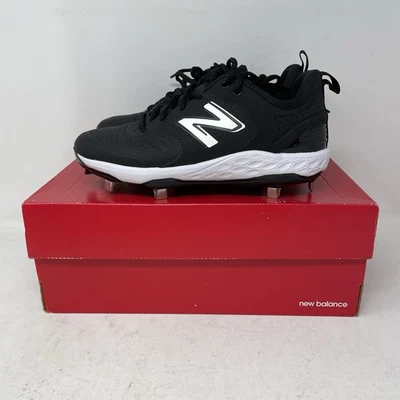 New Balance Fresh Foam X Velo v3 Metal Cleats Black SMVELOK3 Women's Size 8 - Image 1 of 4