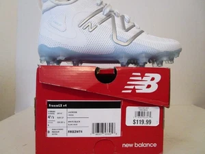 Zapato de Lacrosse New Balance Freeze LX v4 Bajo Unisex Blanco Azul Polar Talla 4.5M/6W - Imagen 1 de 7