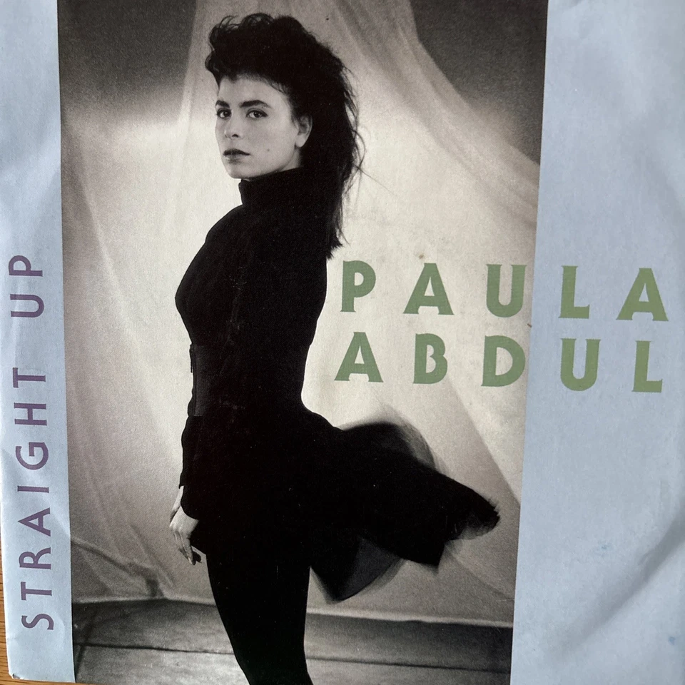Paula Abdul Straight Up Vinyl Record SRNN 111 7 1989 VG Condition - Image 1 of 3