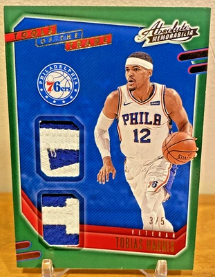 Parche Tobias Harris 2020-21 Absolute Tools of the Trade nivel 4 3/5, 76ERS Foto 1 de 2
