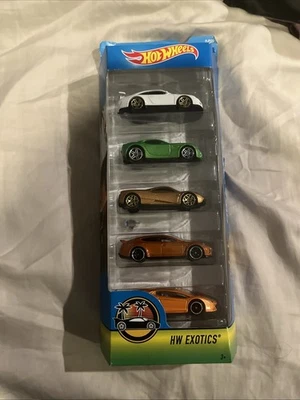 Hot Wheels Exotics упаковка из 5 штук Aventador Alfa Porsche Pagani GT3 RS - Изображение 1 из 2