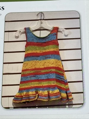 Jamaica Toddler Dress Knitting Pattern Card Page - Image 1 of 3