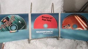 Asus QuadForce (PC, 2000s) V207 Aquanox Midnight GT Rage Rally OEM Disc Set(USA) - Picture 1 of 4
