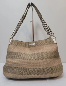 Eric Javits Woven Raffia Chain Link Shoulder Bag Purse - Read Description - Picture 1 of 23