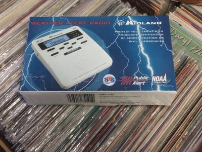 Midland All Hazards Alert Weather Radio NOAA Storm Warning WR-100 Brand New - Image 1 of 4