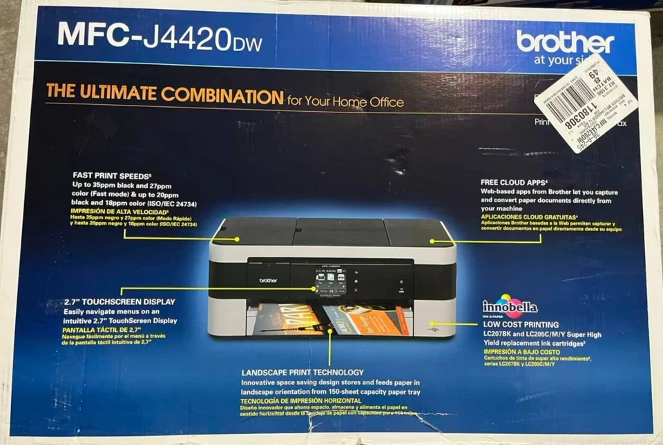 BRAND New Brother MFC-J4420DW Business Smart Inkjet  printer - Image 1 of 1