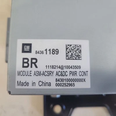 2019-2025 SIERRA POWER SUPPLY MODULE 84361189 84K MILES - Image 1 of 4
