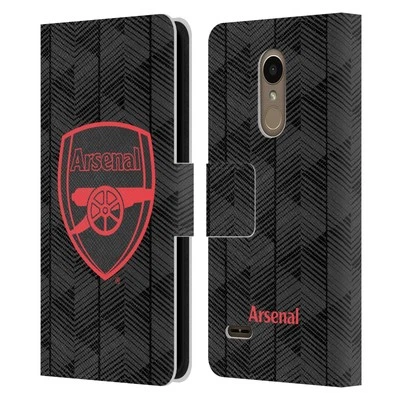 OFFICIAL ARSENAL FC CREST AND GUNNERS LOGO LEATHER BOOK CASE FOR LG PHONES 1 - Image 1 of 4
