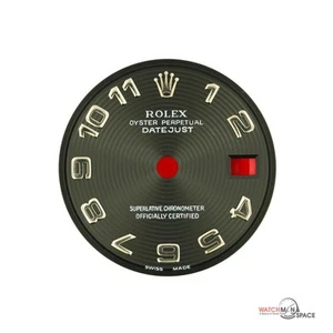 Original Rolex Lady Datejust 26mm Black Concentric Circle Arabic Dial S/S #G2 - Picture 1 of 7
