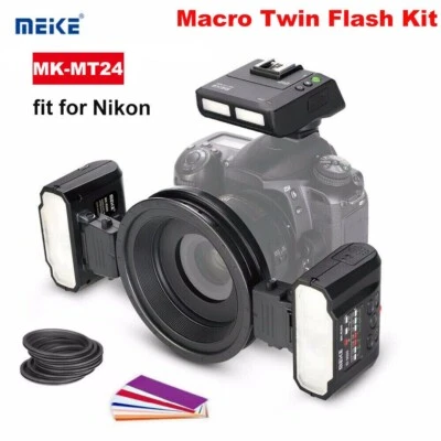 Meike MK-MT24 II Twin Wireless Macro Flash - Nikon - Image 1 of 4
