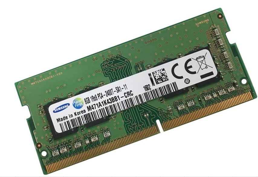 Samsung 8GB DDR4 SDRAM SODIMM Arbeitsspeicher (M471A1K43BB1-CRC)