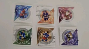 Canada 2004 NHL Allstars - 5 #'s 2018a-f . Complete Set Used. - Foto 1 di 1