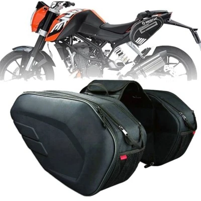 Waterproof  Motorcycle Saddlebags 36-58L Large Capacity Storage Saddle Bags - Image 1 of 4
