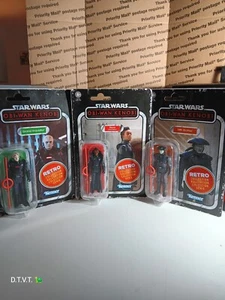 Star Wars 3.75" Action Figures Obi-Wan Kenobi RETRO COLLECTION LOT 3 MOC'S NEW - Picture 1 of 9