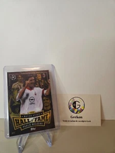 TOPPS MATCH ATTAX UCL 2024-25 PAOLO MALDINI #HOF 5 HALL OF FAME MILAN AC RARE - Imagen 1 de 4