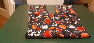 Chicos Pjs Pj Pantalones Pantalones Faded Glory Talla XXL 2XL 18 Cintura Elástica Azul Marino Foto 1 de 4