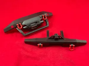 PARAGOLPES DELANTEROS + TRASEROS TRAXXAS TRX-4 SPORT cabrestante ganchos detalles rojos TRX4 - Imagen 1 de 2
