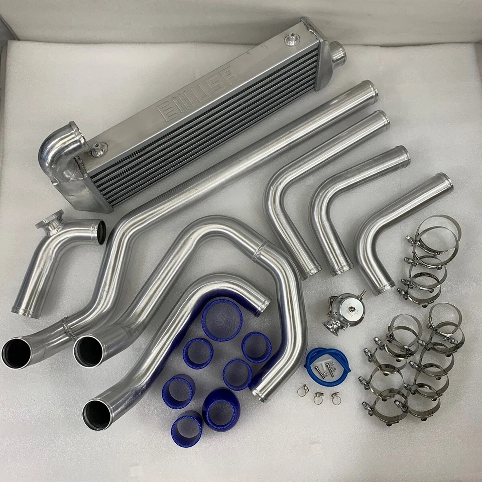 Kit de tuberías intercooler de aluminio + intercooler + BOV para 02-06 Acura RSX DC5 SOLAMENTE Foto 1 de 4