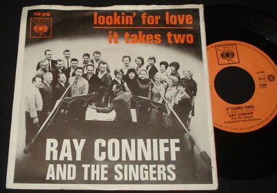 RAY CONNIFF  SINGERS - LOOKIN' FOR LOVE / IT TAKE TWO 1966 P/S 45  1960s  POP - Image 1 of 2