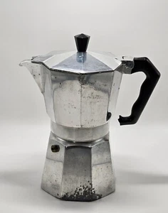 Cafetera espresso con tapa de estufa Zanzíbar hecha en Italia cafetera de 2 tazas #323 - Imagen 1 de 11