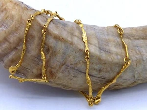 Anmutige Lapponia Halskette „Weckström“ in 585 Gelbgold 72cm - Bild 1 von 6