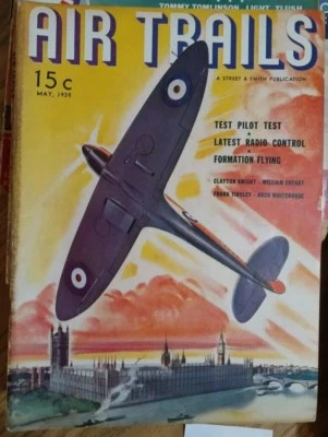 Air Trails Pictorial #06 - MAY 1939 - multiple purchase Discount Available - Image 1 of 4