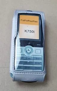 Nueva funda plateada para Sony Ericsson K750 K750i - Imagen 1 de 2