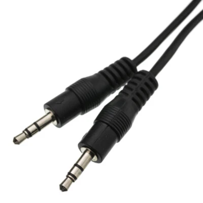 3.5mm Cable Male to Male AUX Headphone Car Stereo Audio Cord 1 3 6 12 25 50 ft - Image 1 of 3