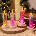 4PC Christmas Xmas LED Candle Night Light Electronic Lamp Home Party Table Decor