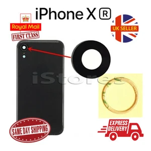iPhone XR Replacement Rear Back GLASS Camera Lens with Adhesive - Picture 1 of 3