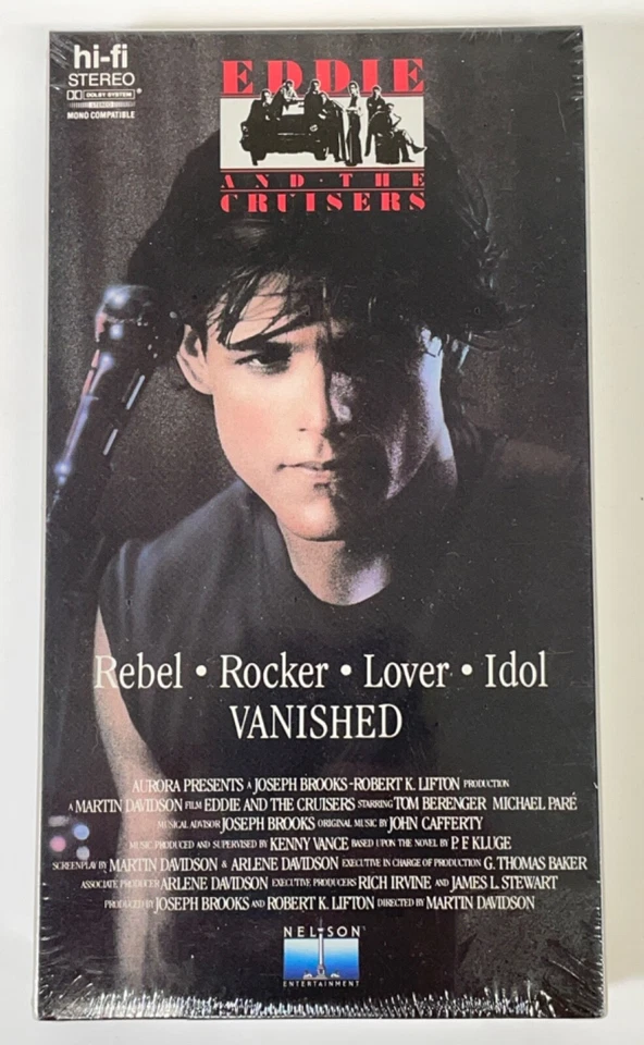 EDDIE AND THE CRUISERS VHS VIDEO TAPE FACTORY SEALED NELSON (1987) - Image 1 of 4