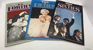 Vintage Newsweek The Forties Fifties Sixties Set Beatles Marylin Monroe WW2 1987 - Picture 1 of 7