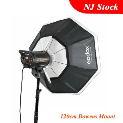120cm 47" Godox Octagon Softbox Bowens Mount Studio Strobe Camera Flash Light - Image 1 of 4